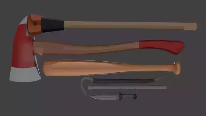 erramientas o armas cuerpo a cuerpo