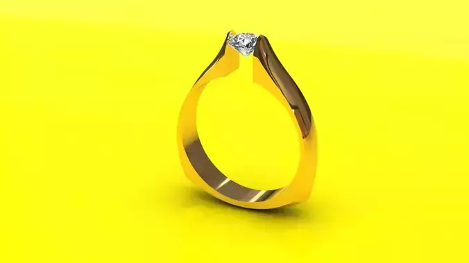 Soliter diamond ring 