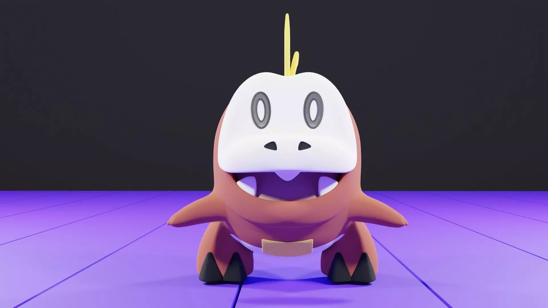 Fuecoco 3D 3D model