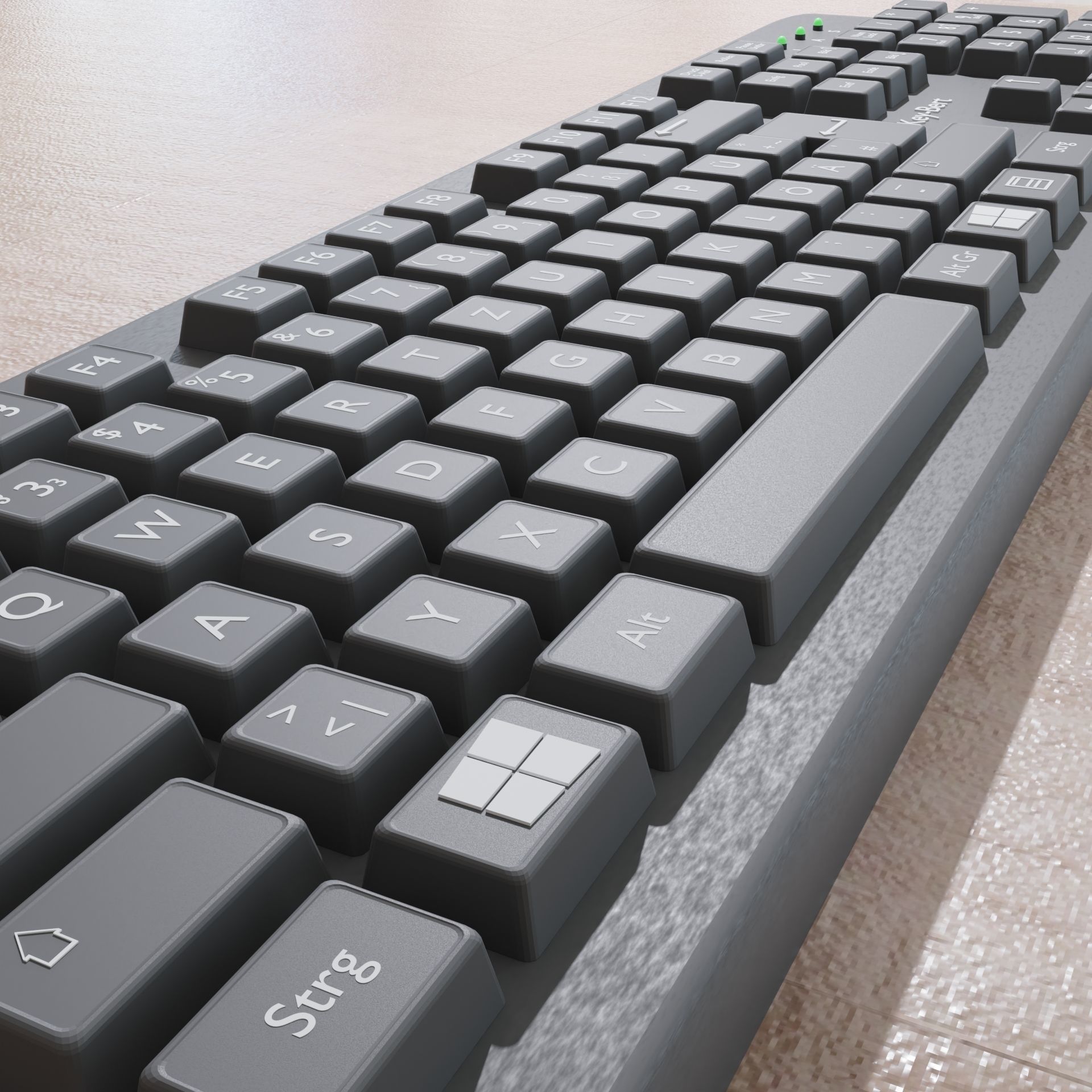 Keyboard - 3D Model Low-poly 3D model_5