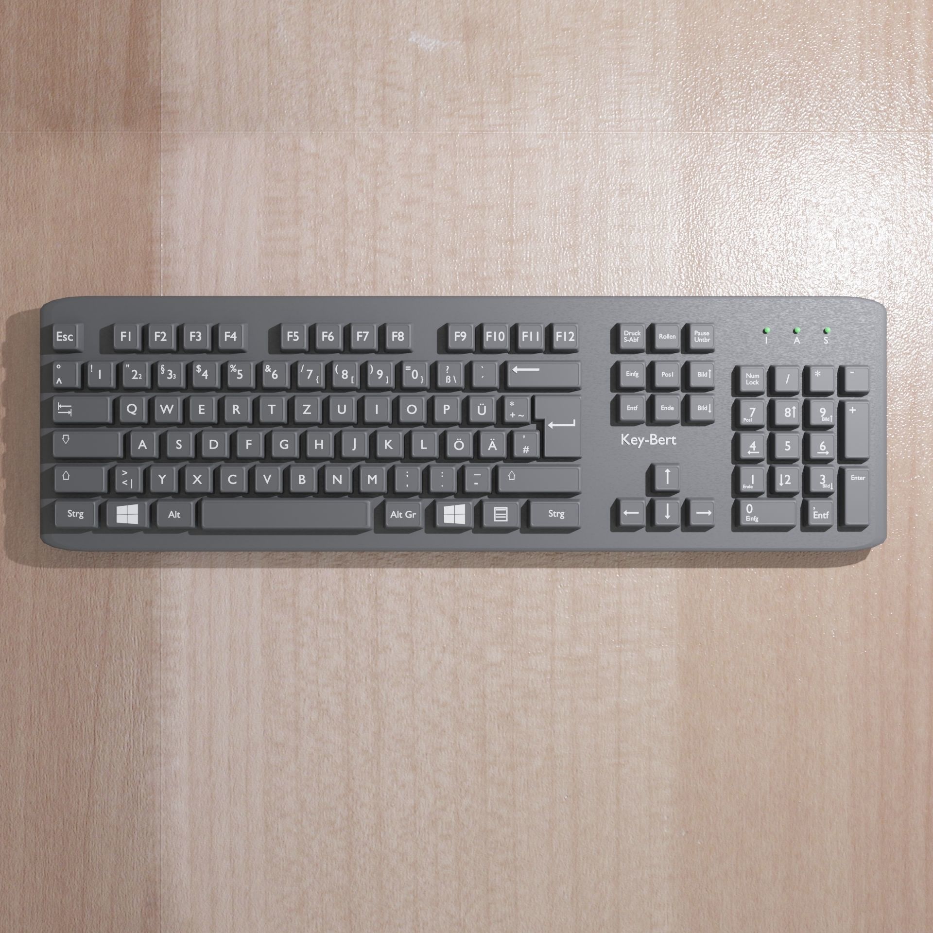 Keyboard - 3D Model Low-poly 3D model_4