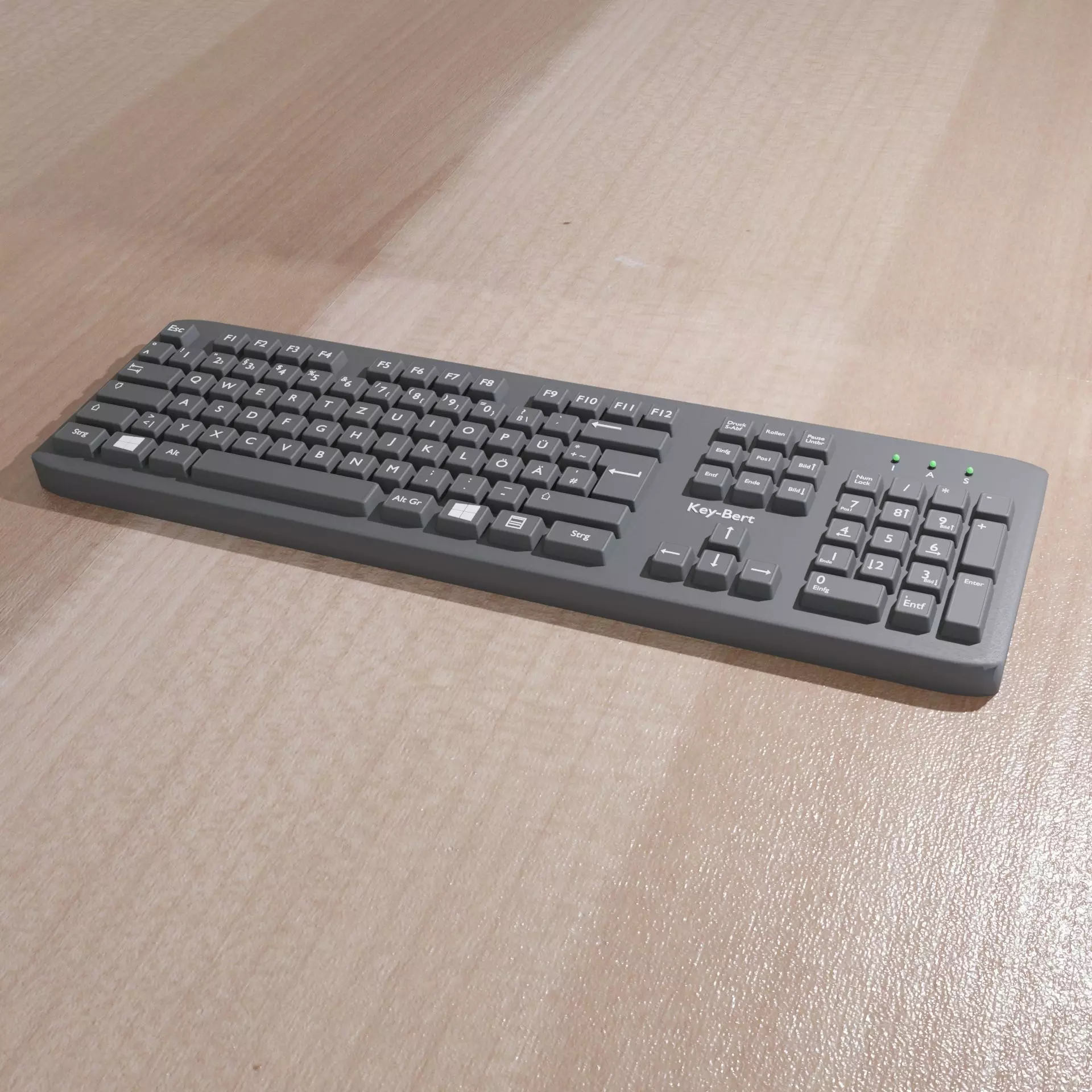 Keyboard - 3D Model Low-poly 3D model_0