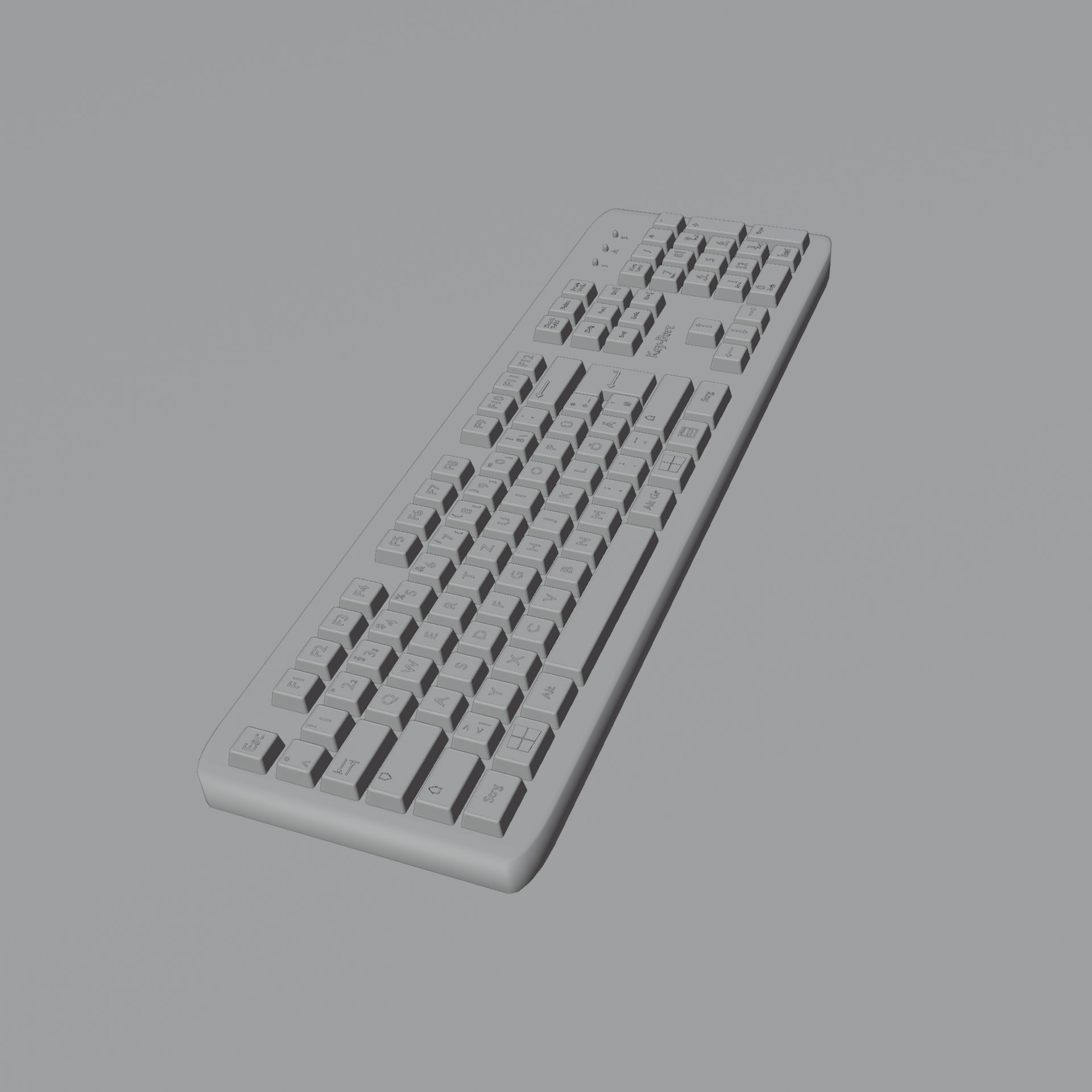 Keyboard - 3D Model Low-poly 3D model_7