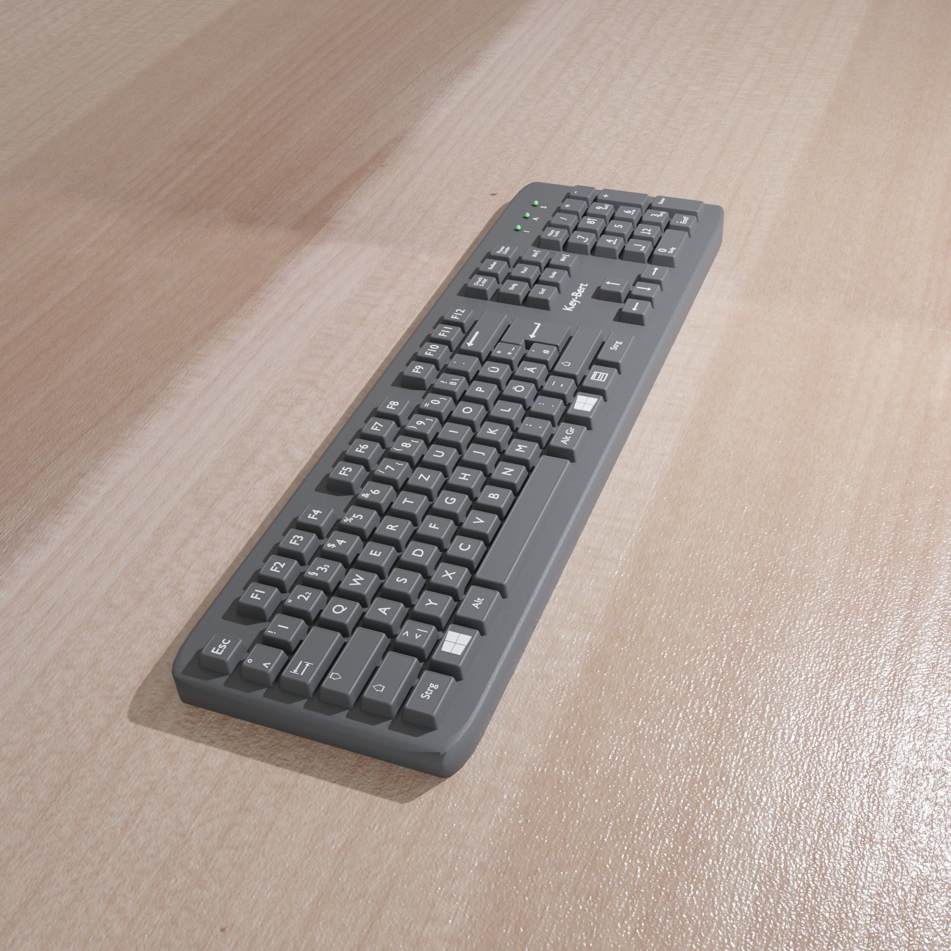 Keyboard - 3D Model Low-poly 3D model_1