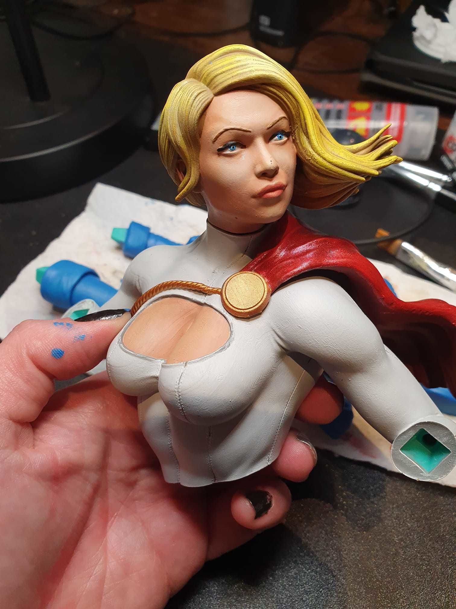 Power Girl 3D print model_9
