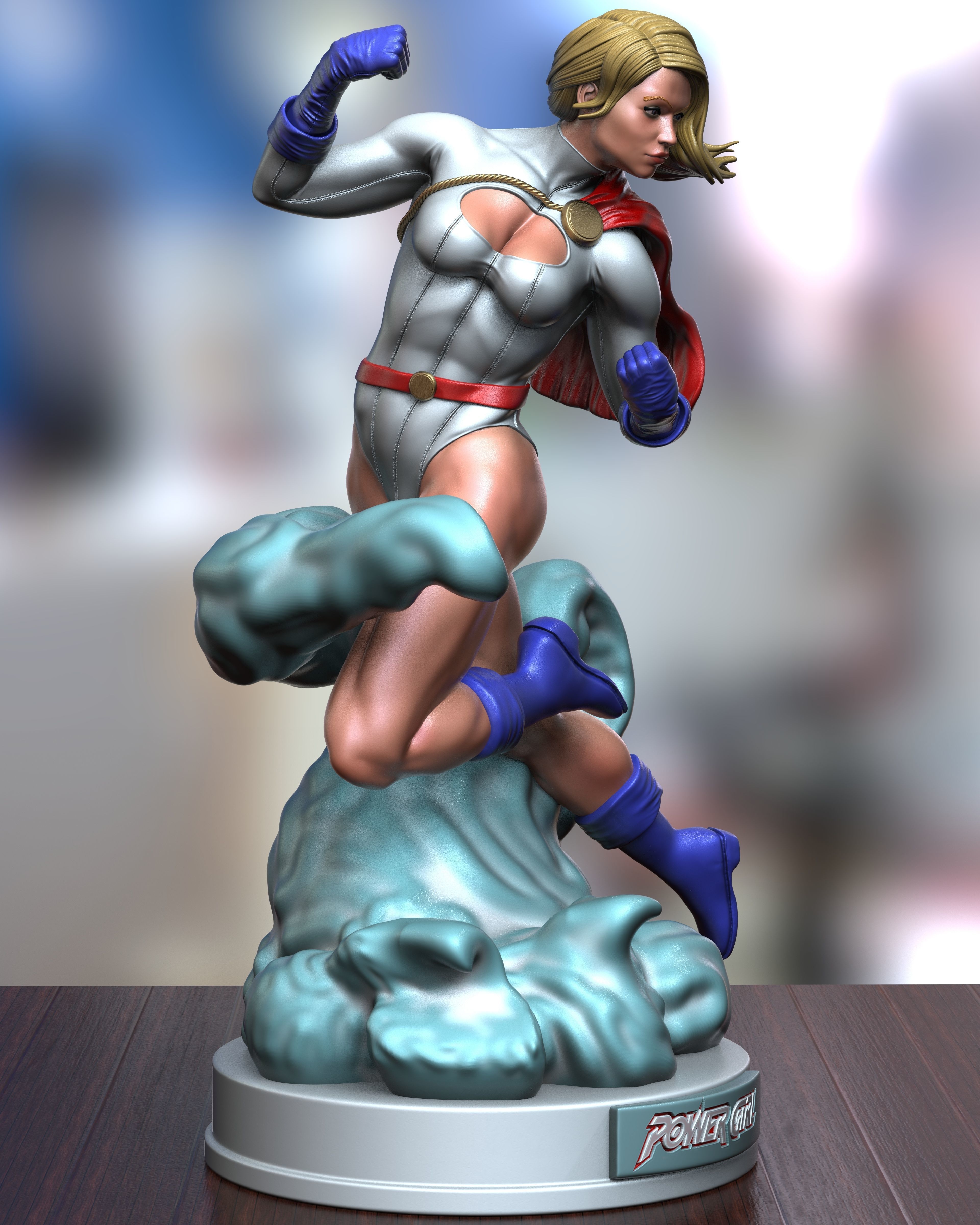 Power Girl 3D print model_5