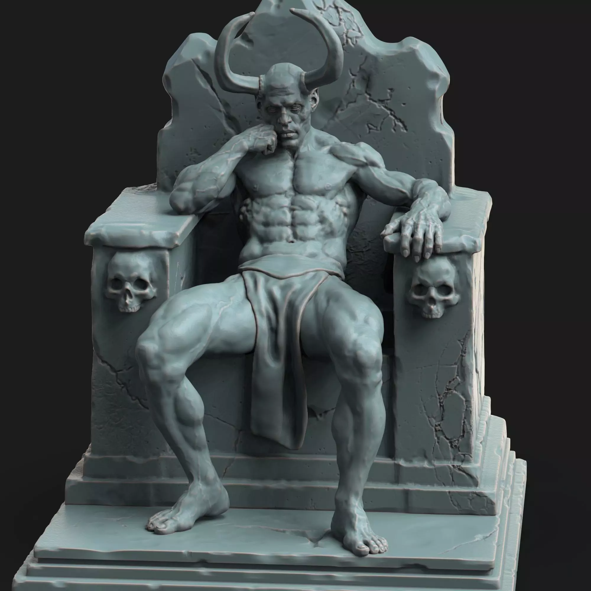 Devil 3D print model_0
