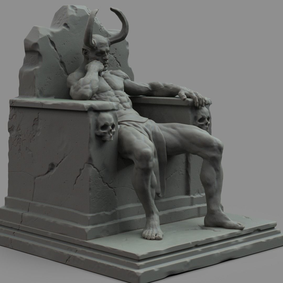 Devil 3D print model_4
