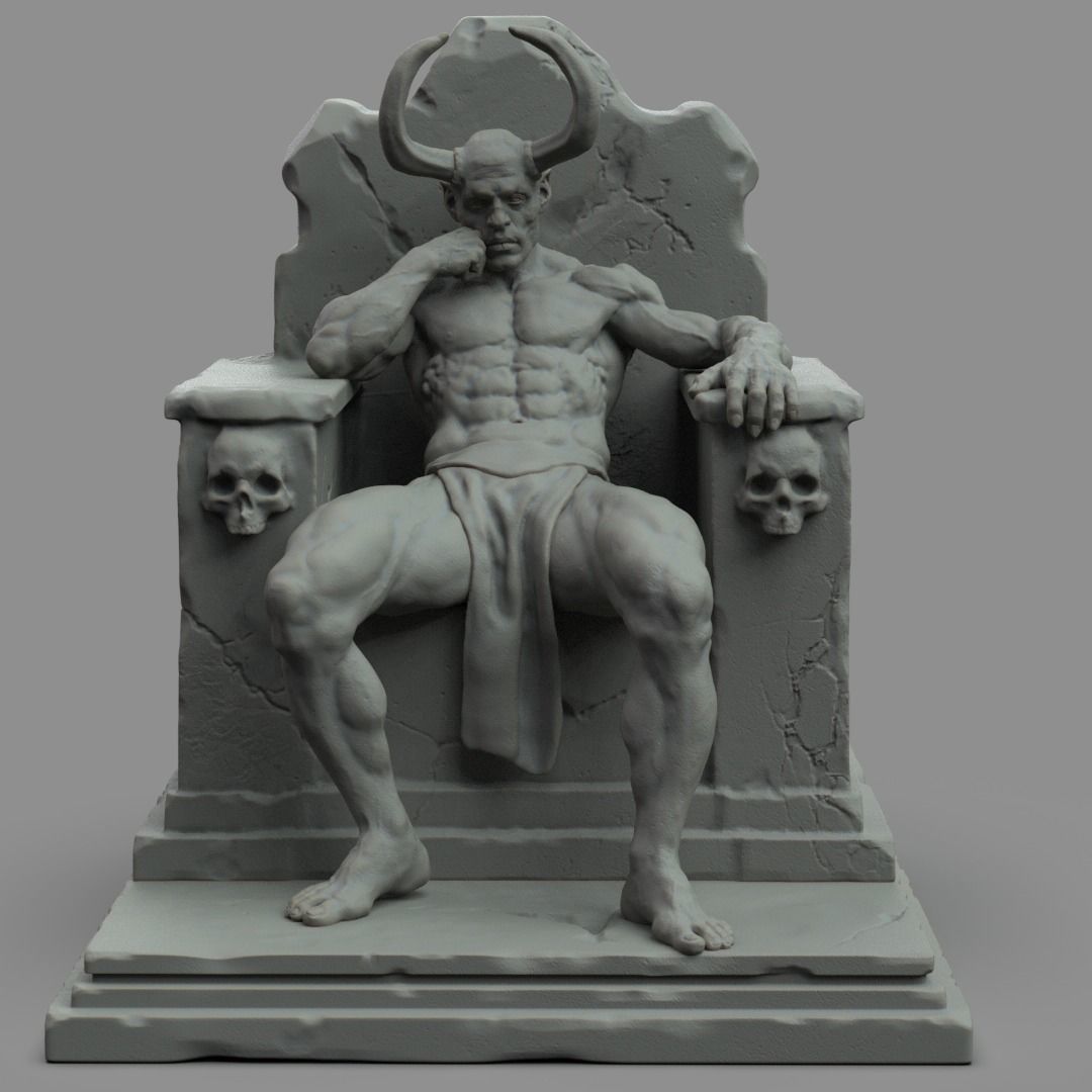 Devil 3D print model_2