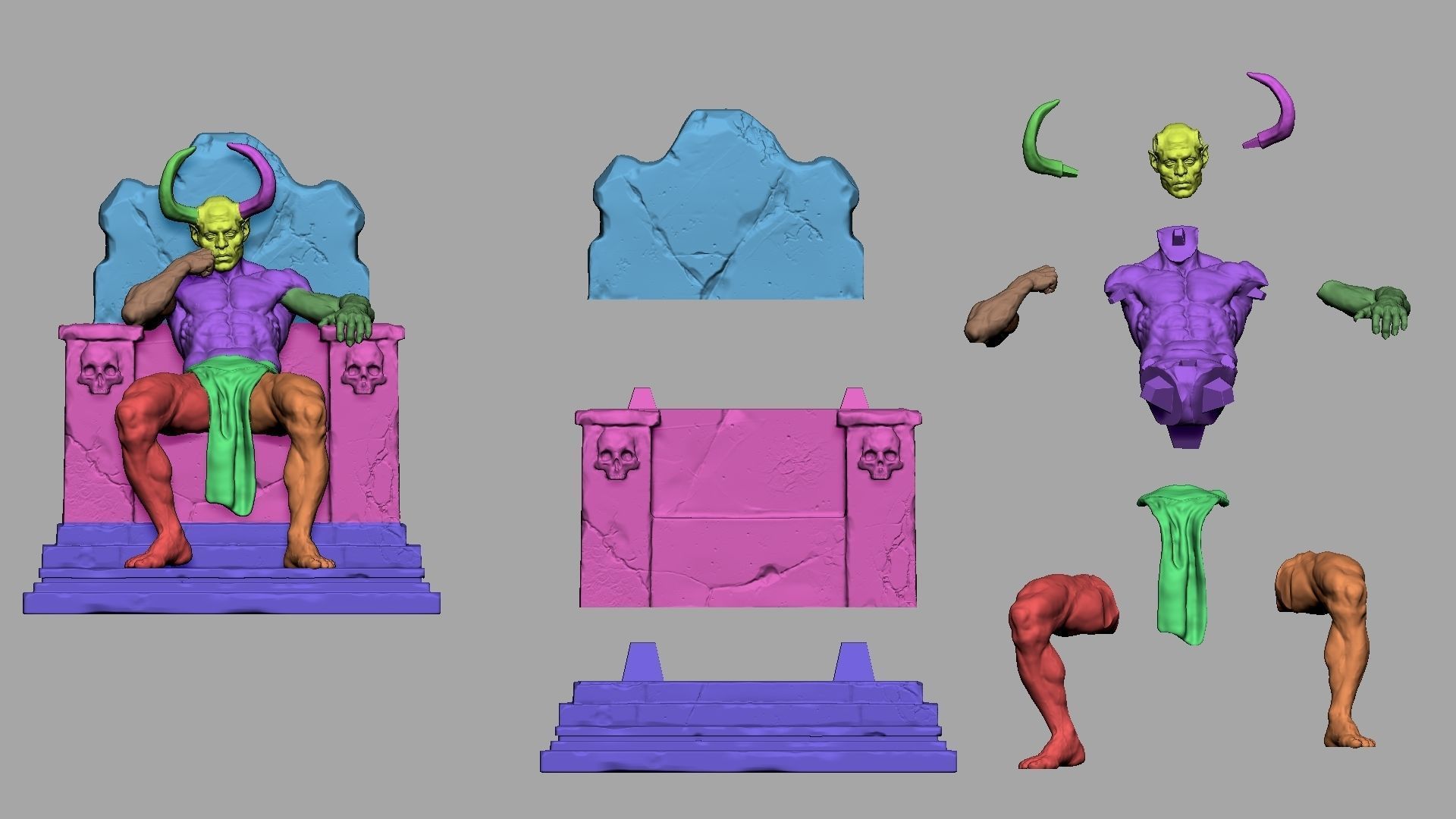 Devil 3D print model_11