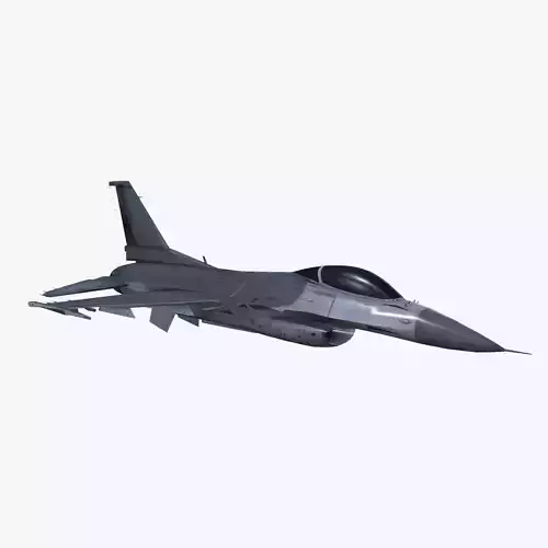 Low Poly F 16 Falcon
