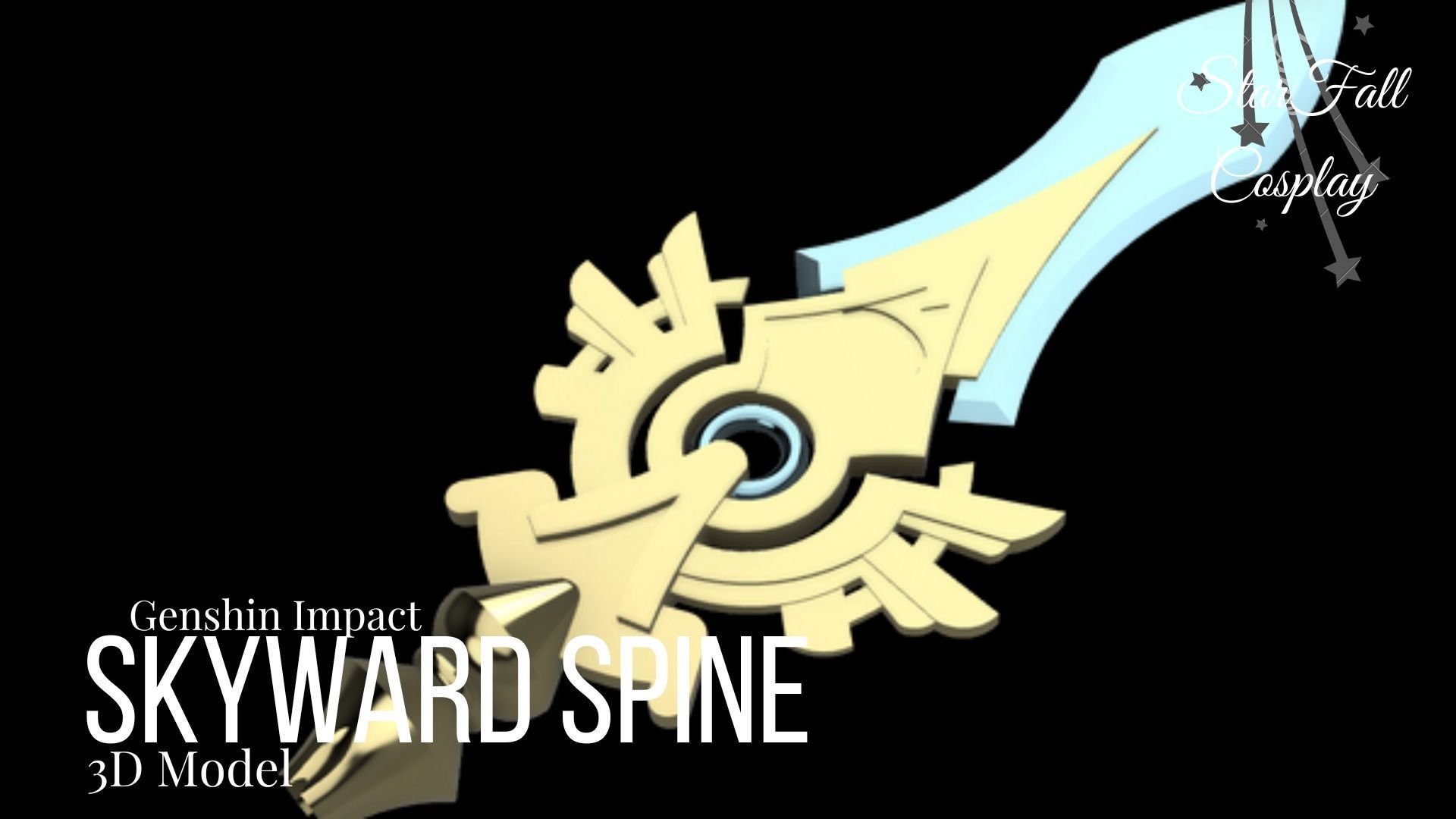 Skyward Spine Genshin Impact 3D print model_2