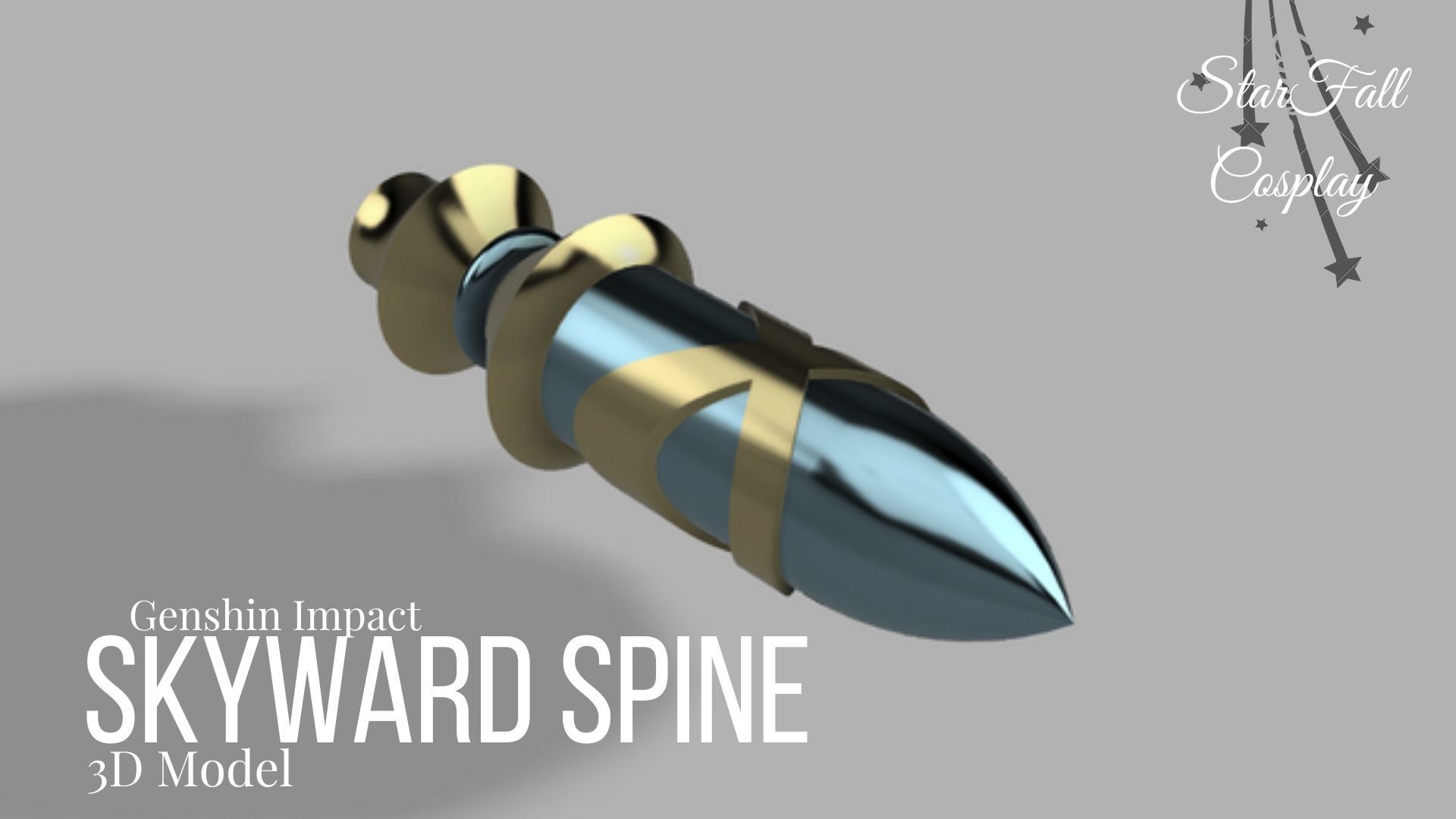 Skyward Spine Genshin Impact 3D print model_1