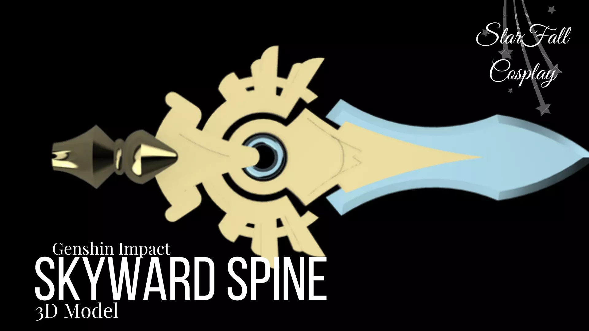 Skyward Spine Genshin Impact 3D print model_0