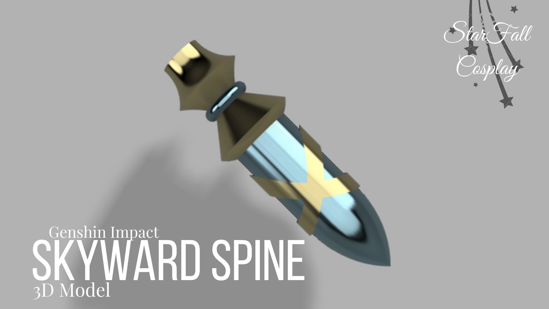 Skyward Spine Genshin Impact 3D print model_4