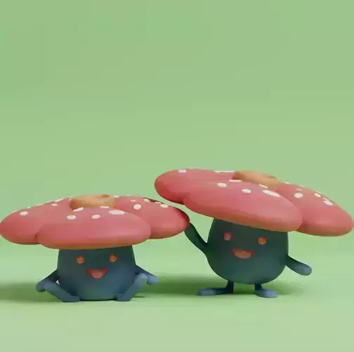 Pokemon - Vileplume with 2 poses
