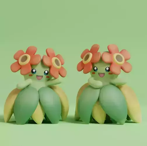 Pokemon - Bellossom with 2 poses