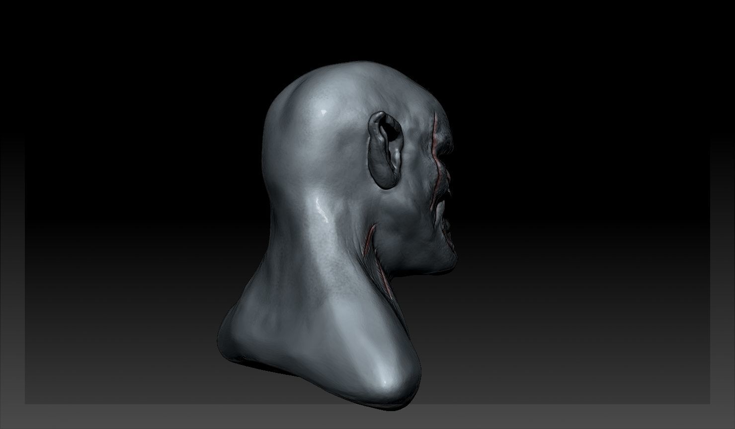 Azog The Defiler figurine 3D model_5