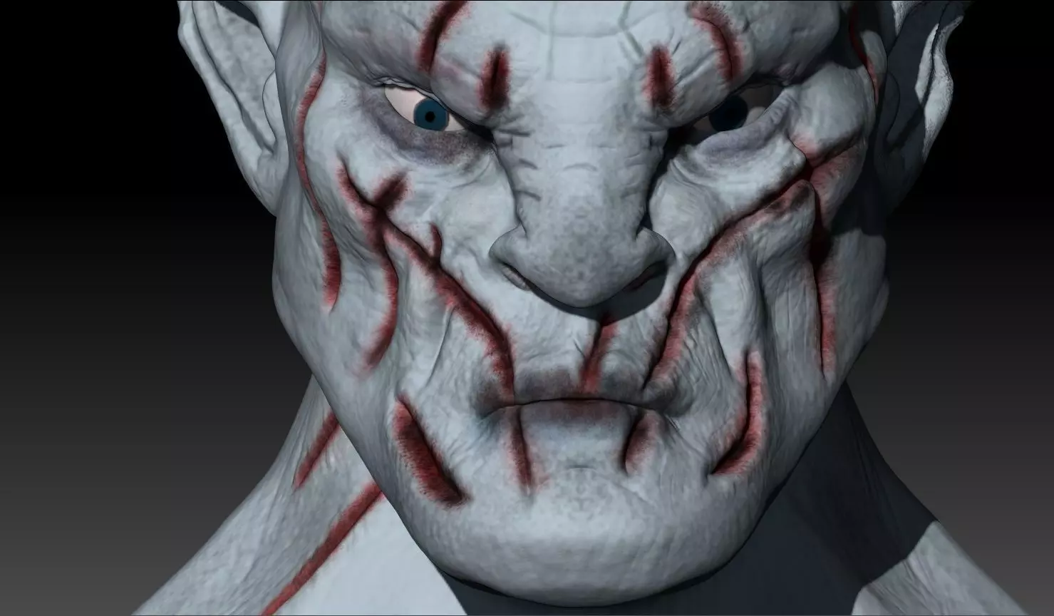 Azog The Defiler figurine 3D model_0