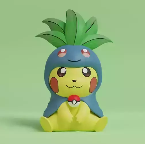 Pokemon - Pikachu Oddish Cosplay 