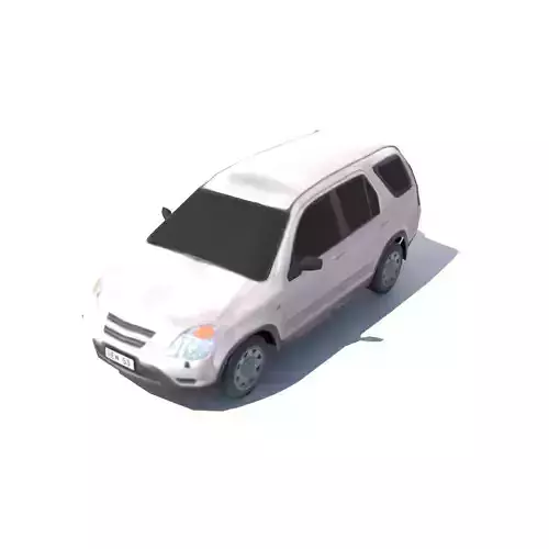 Honda SUV low poly Low-poly 3D model