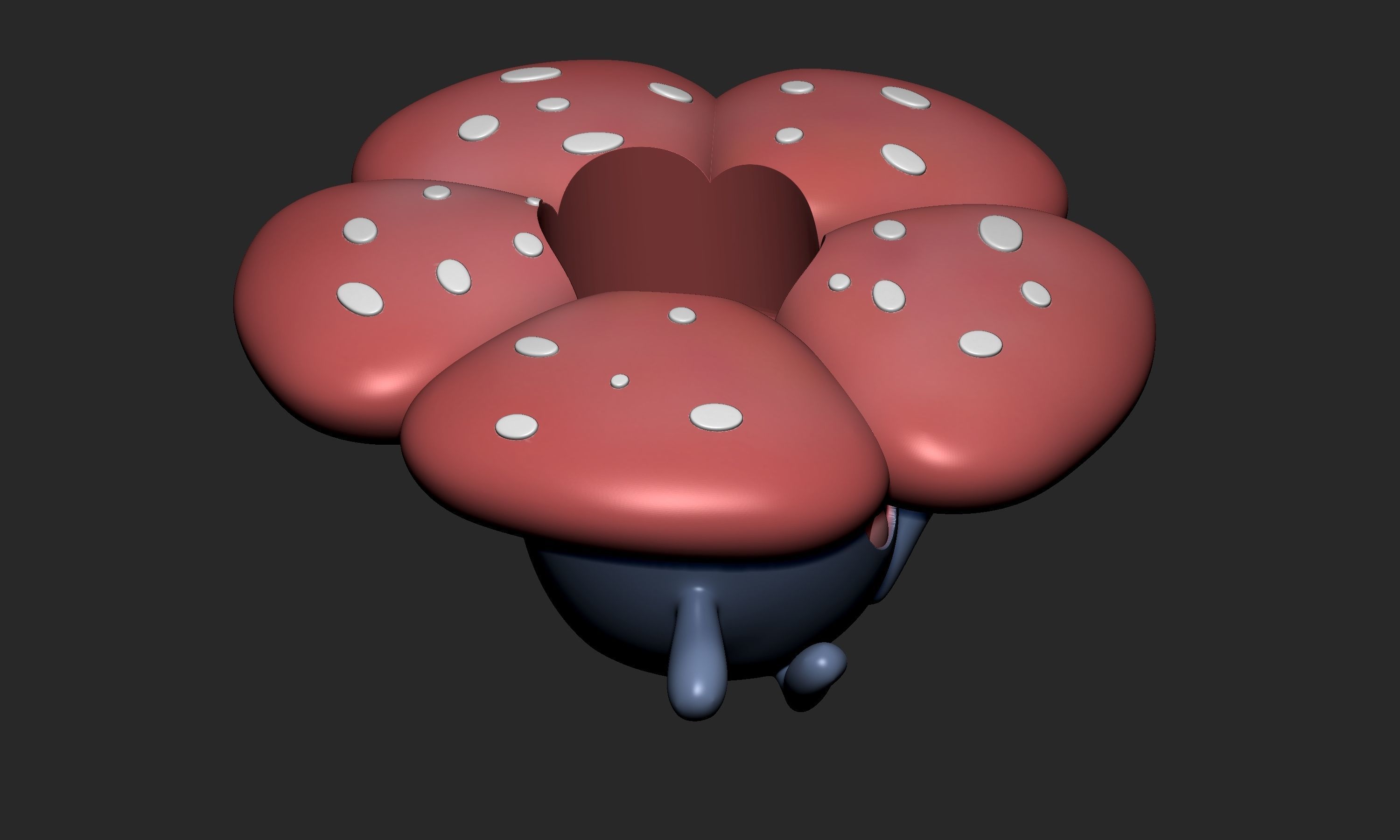 Pokemon - Plant Vase Oddish Gloom and Vileplume 3D print model_14