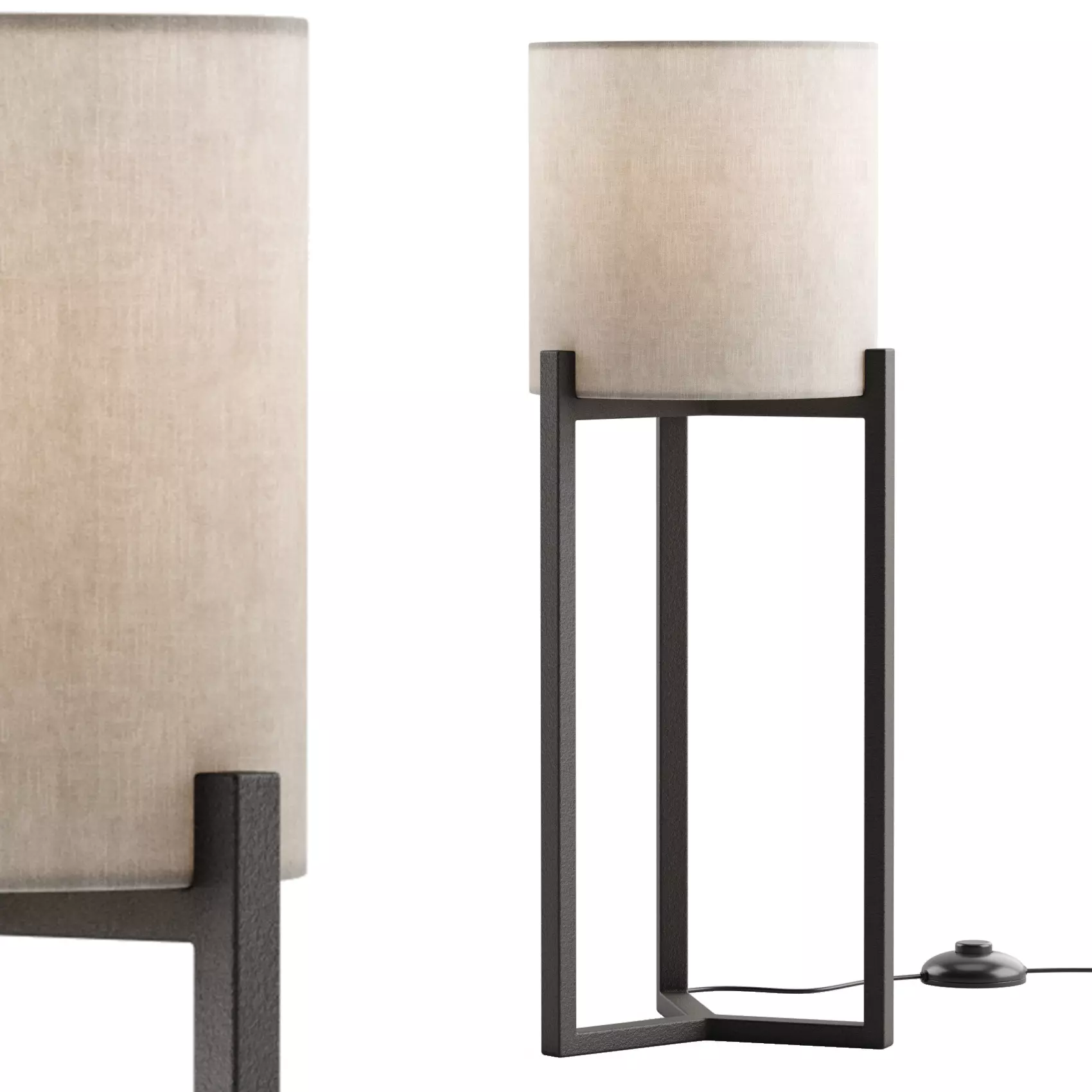 Ian Metal Table Lamp - PotteryBarn 3D model