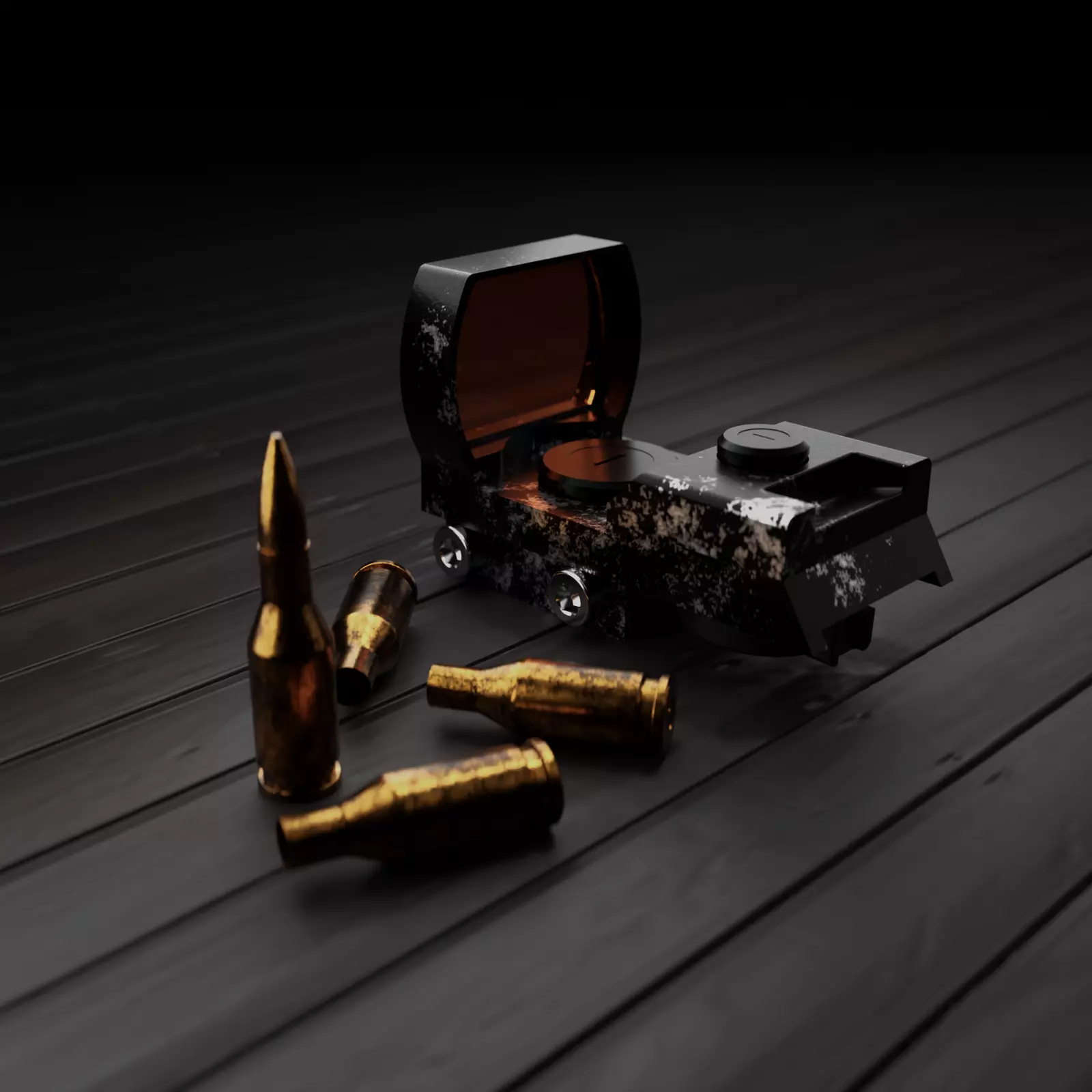 scope Low-poly 3D model_0