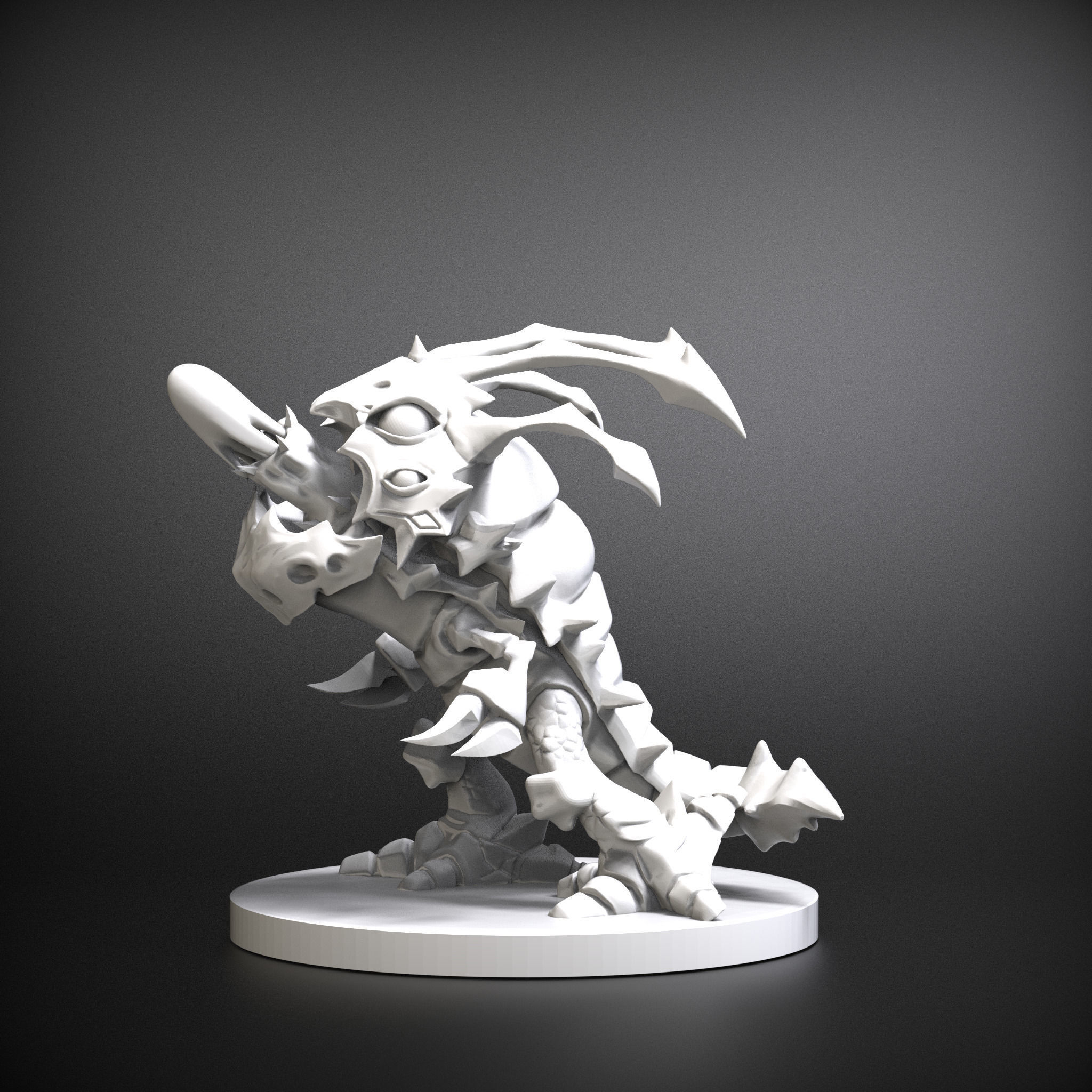 STL Kog maw League of legends 3D model  3D print model_3