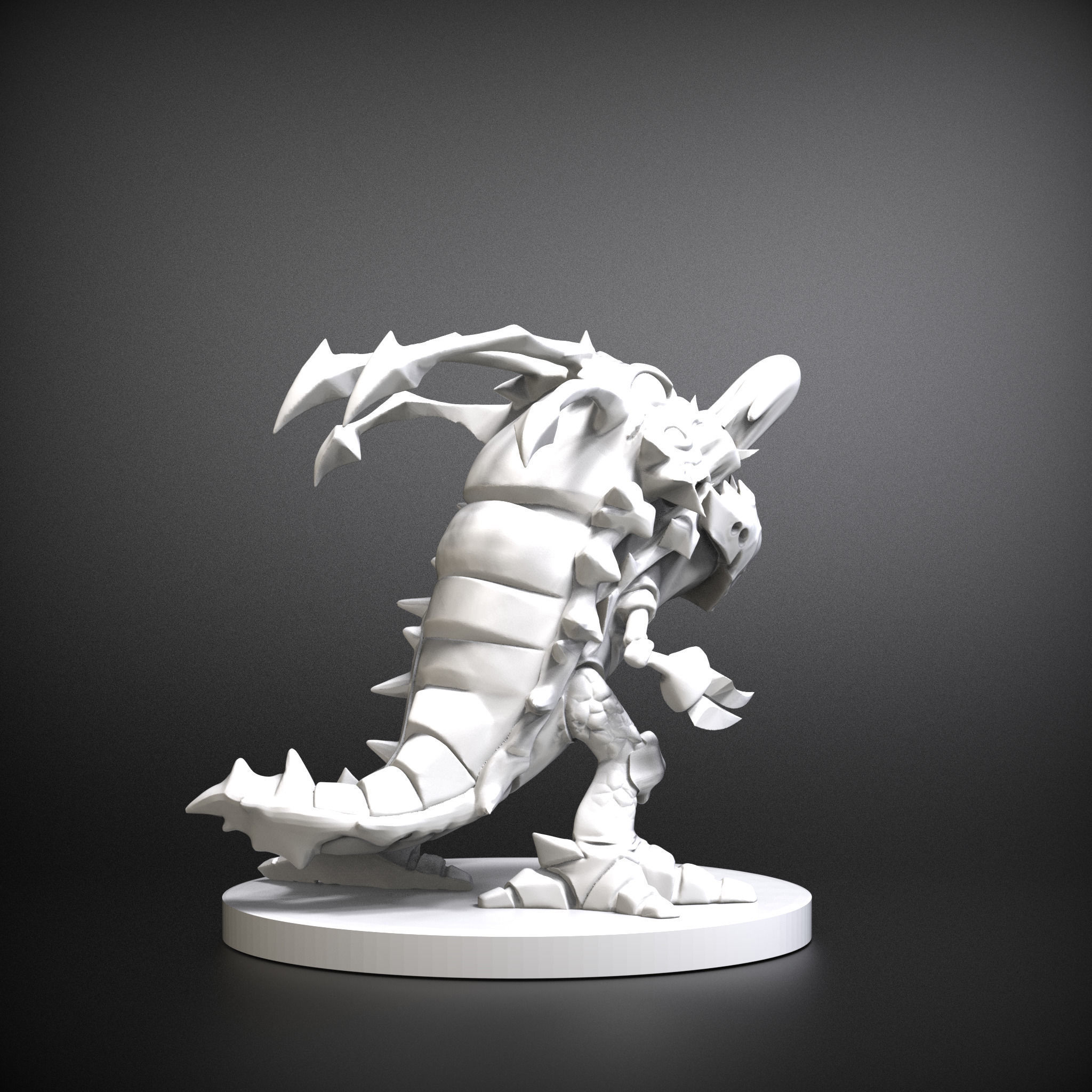 STL Kog maw League of legends 3D model  3D print model_6