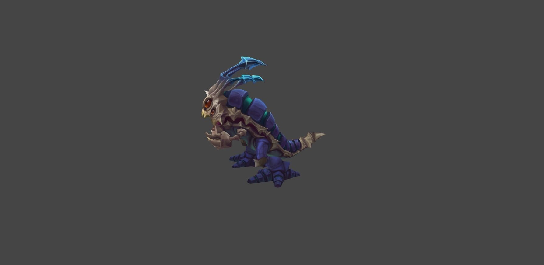 STL Kog maw League of legends 3D model  3D print model_9