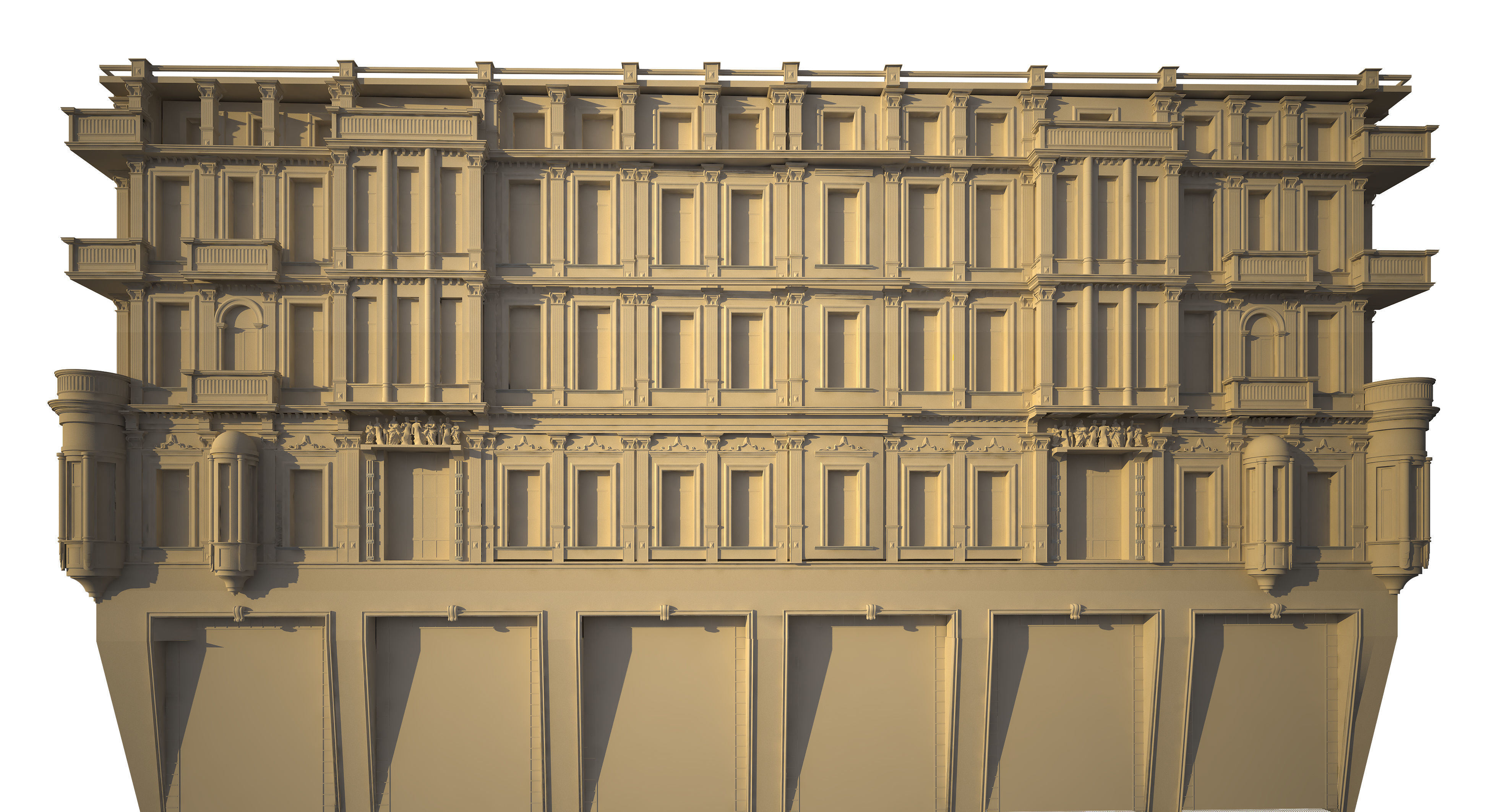 Historical Classic Building 3D model_2
