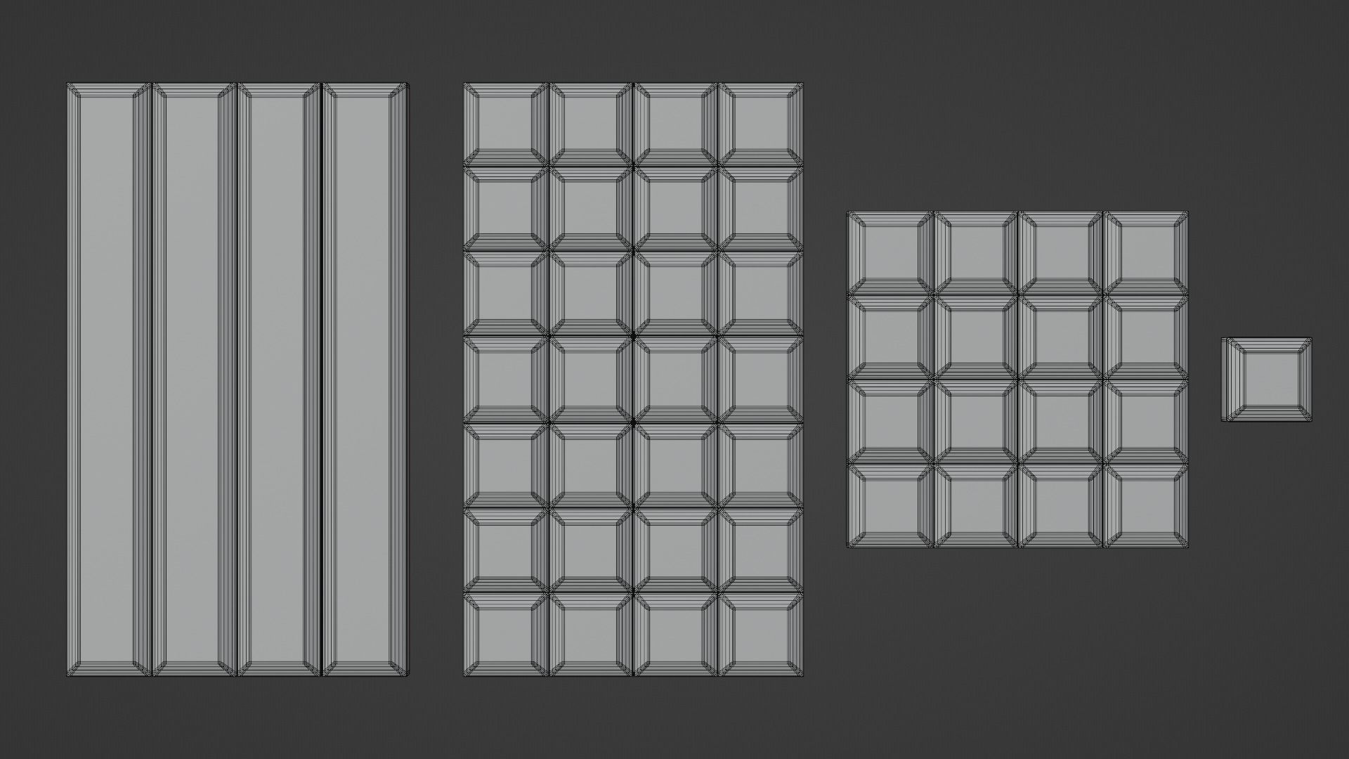 Chocolate Bars Low-poly 3D model_9