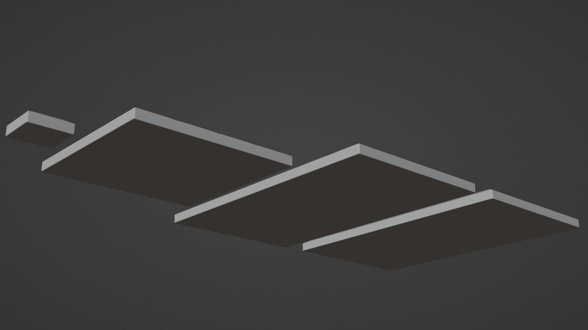 Chocolate Bars Low-poly 3D model_5