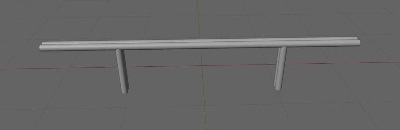 Skate Rail 1 3D model_1
