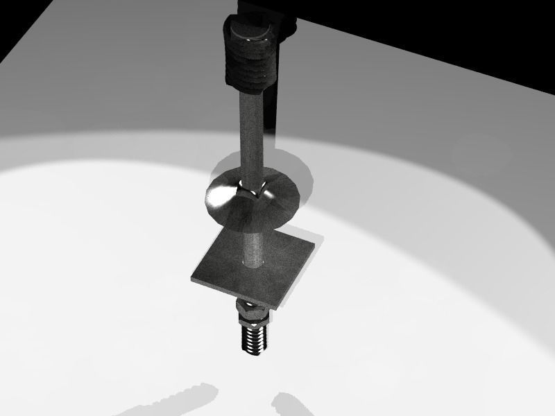 aislador para crucetas 3D model_5