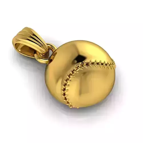 Solid Baseball Pendant necklace charm graduation jewelry gifts