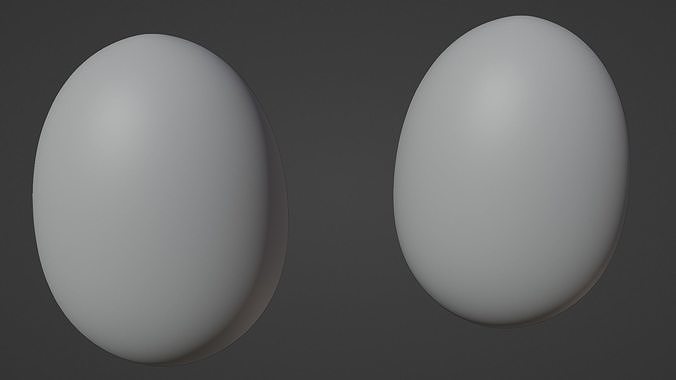 Eggs - Cracked Normal Chocolate Low-poly 3D model 6