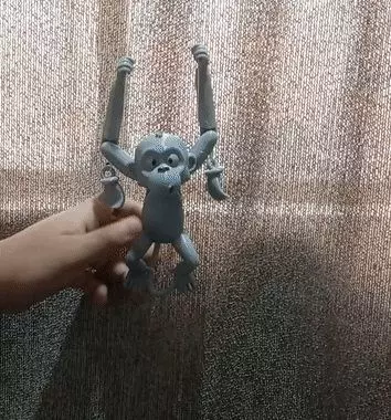 CLIMBING MONKEY 3D print model_0