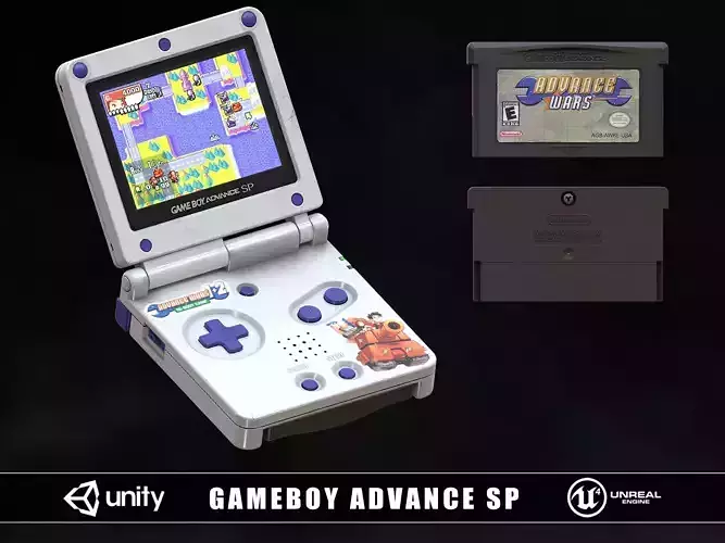 Gameboy Advance SP Advance Wars