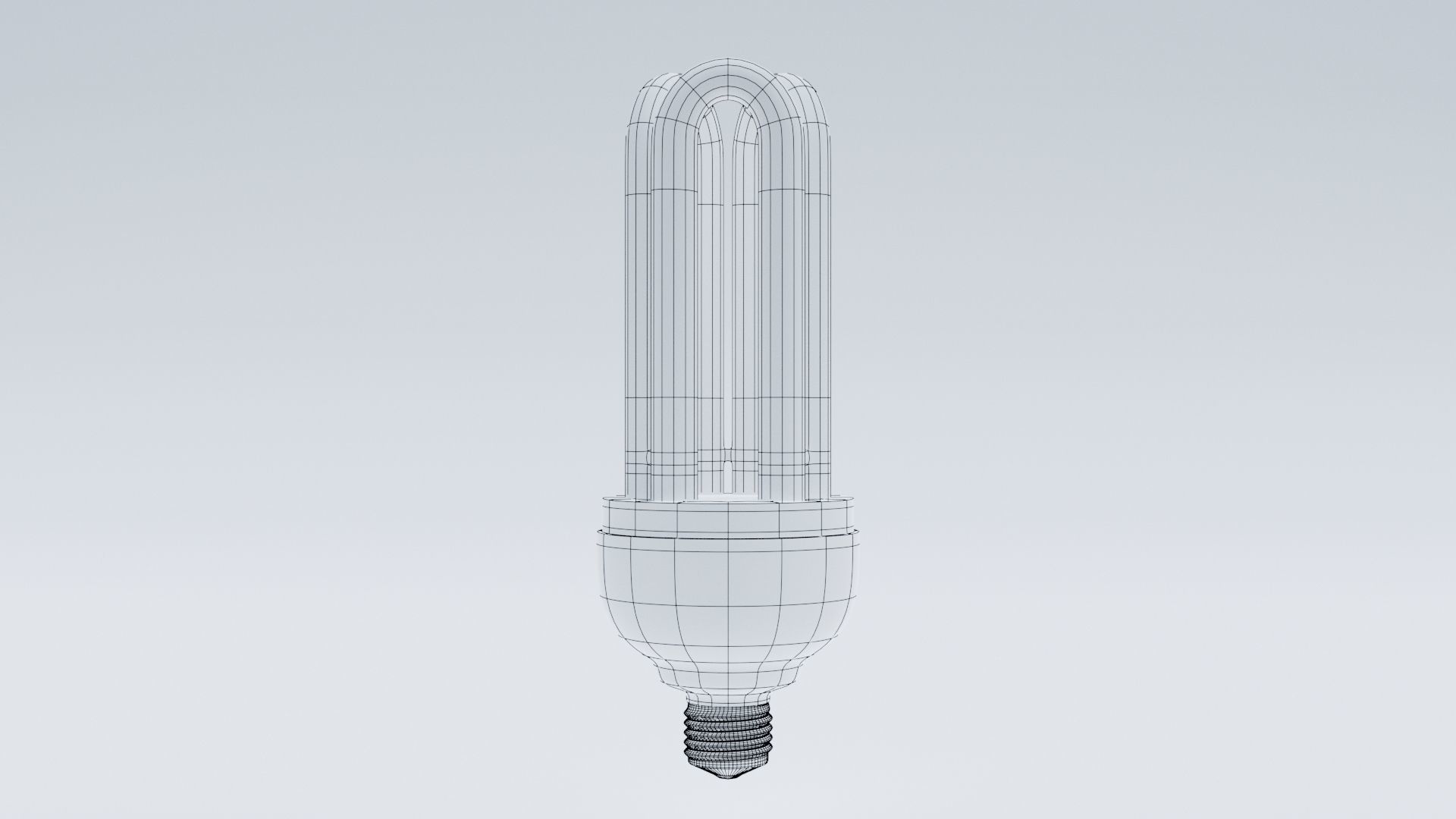 Light Bulb Low-poly 3D model_5