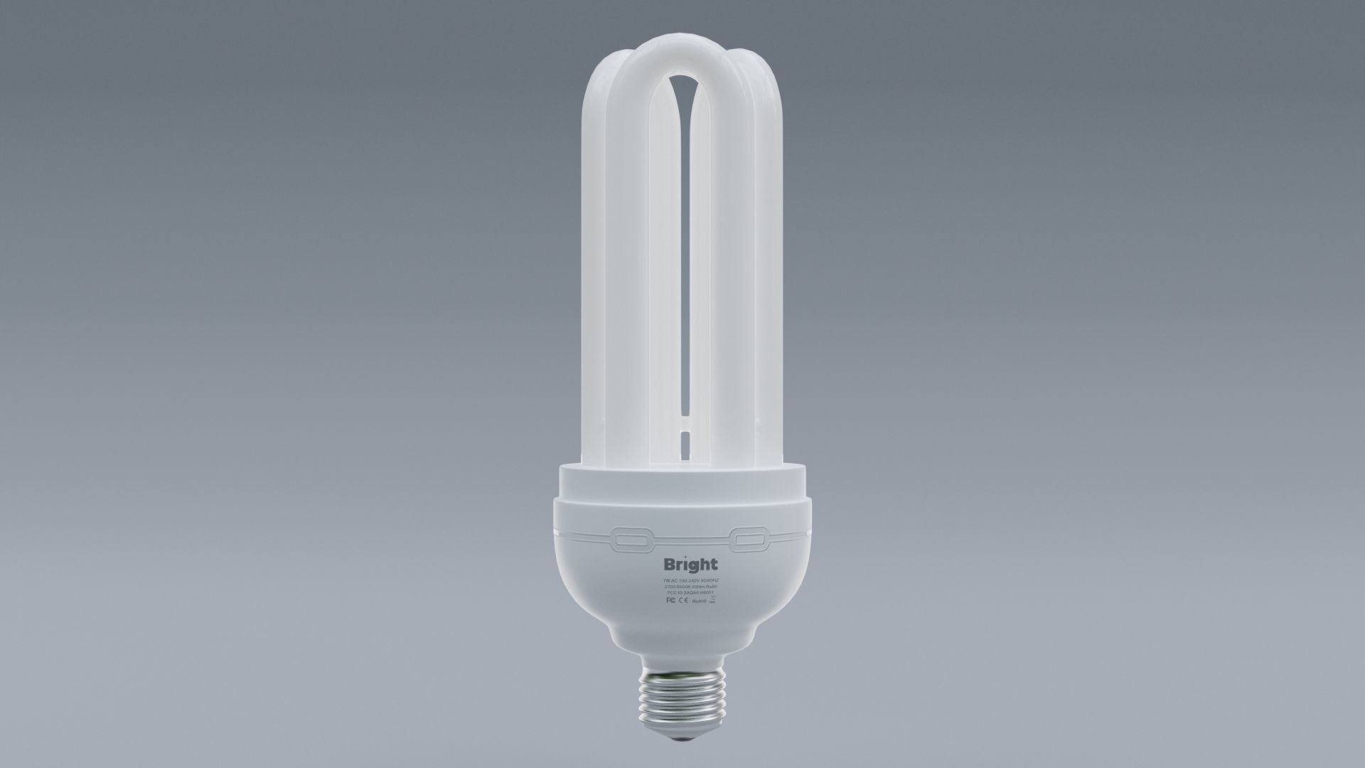 Light Bulb Low-poly 3D model_1