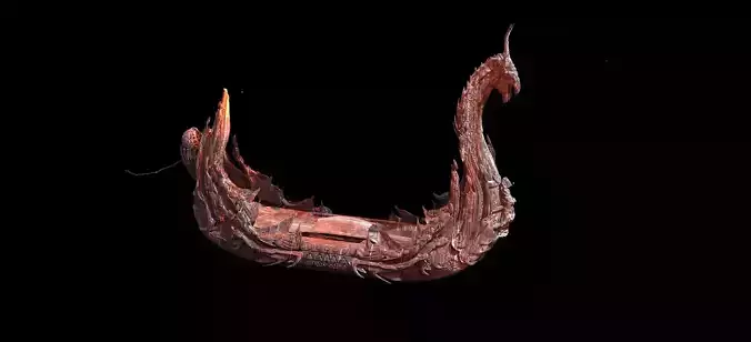 Underworld Ferry Boat small 3D model