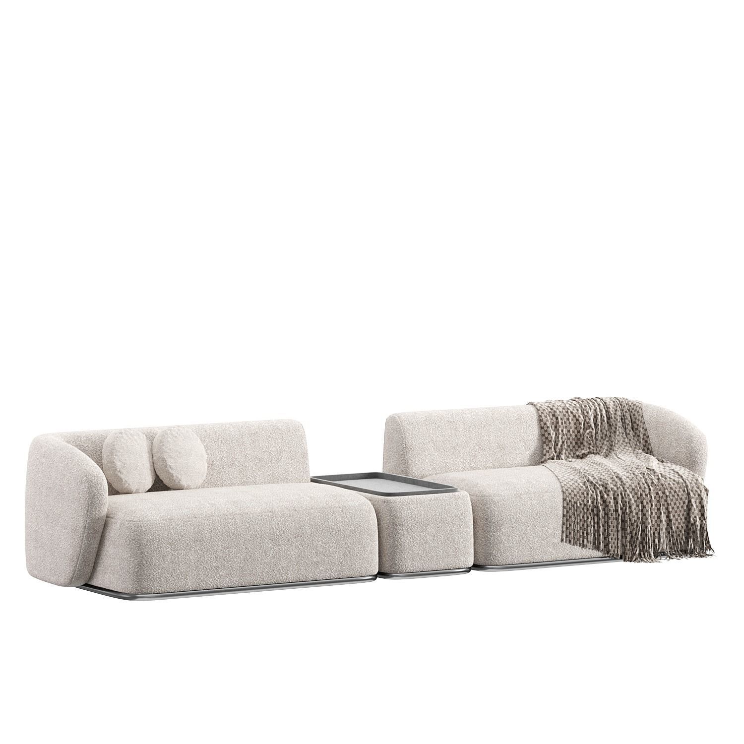 Rene Sofa by Meridiani Set 4 3D model_6
