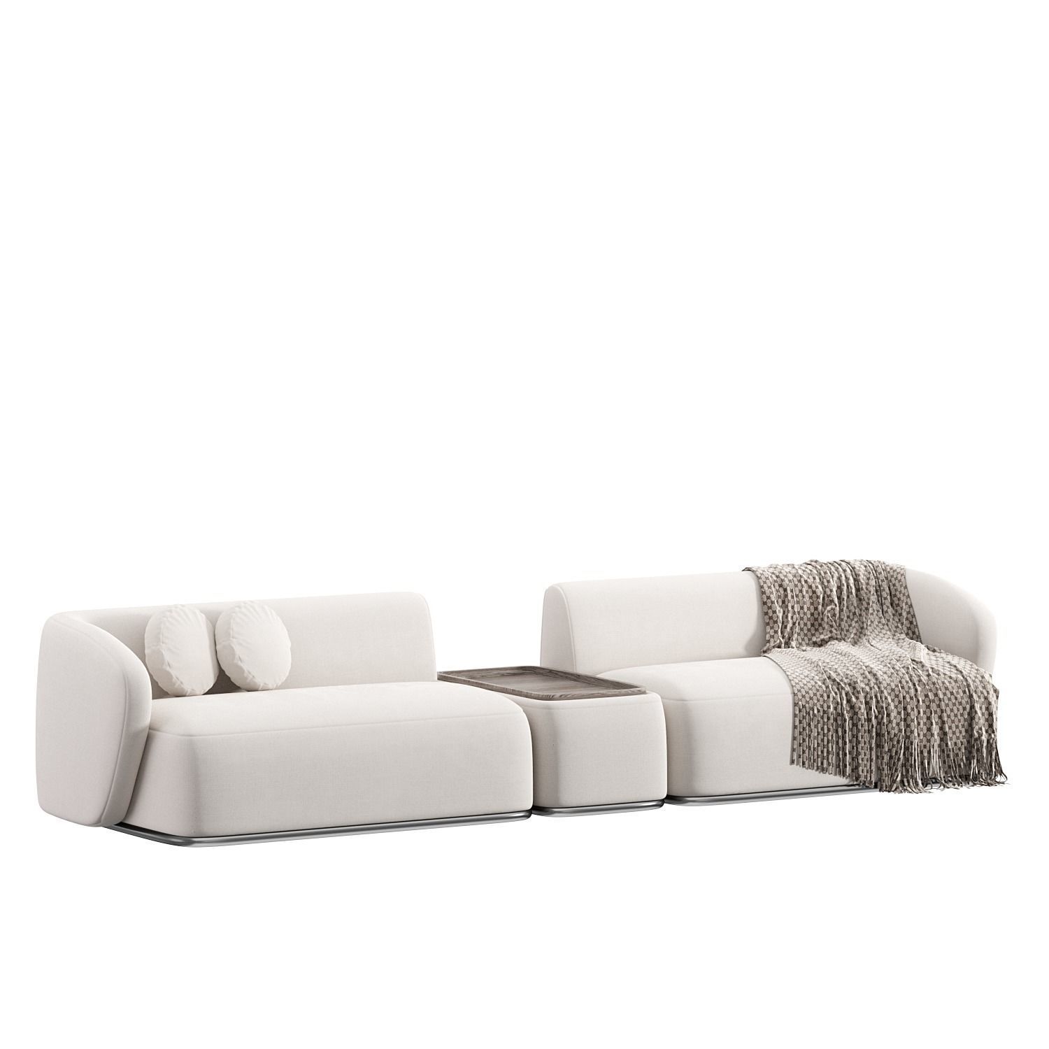 Rene Sofa by Meridiani Set 4 3D model_3