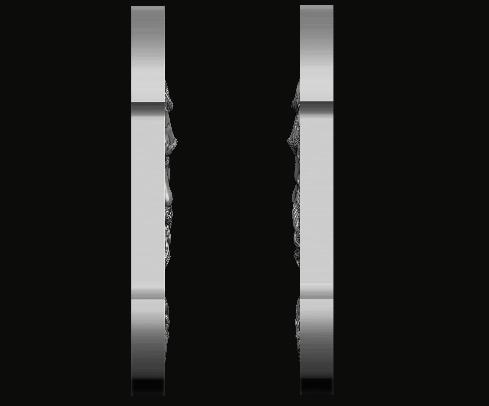 Saint Jude Medallion 3D print model_5