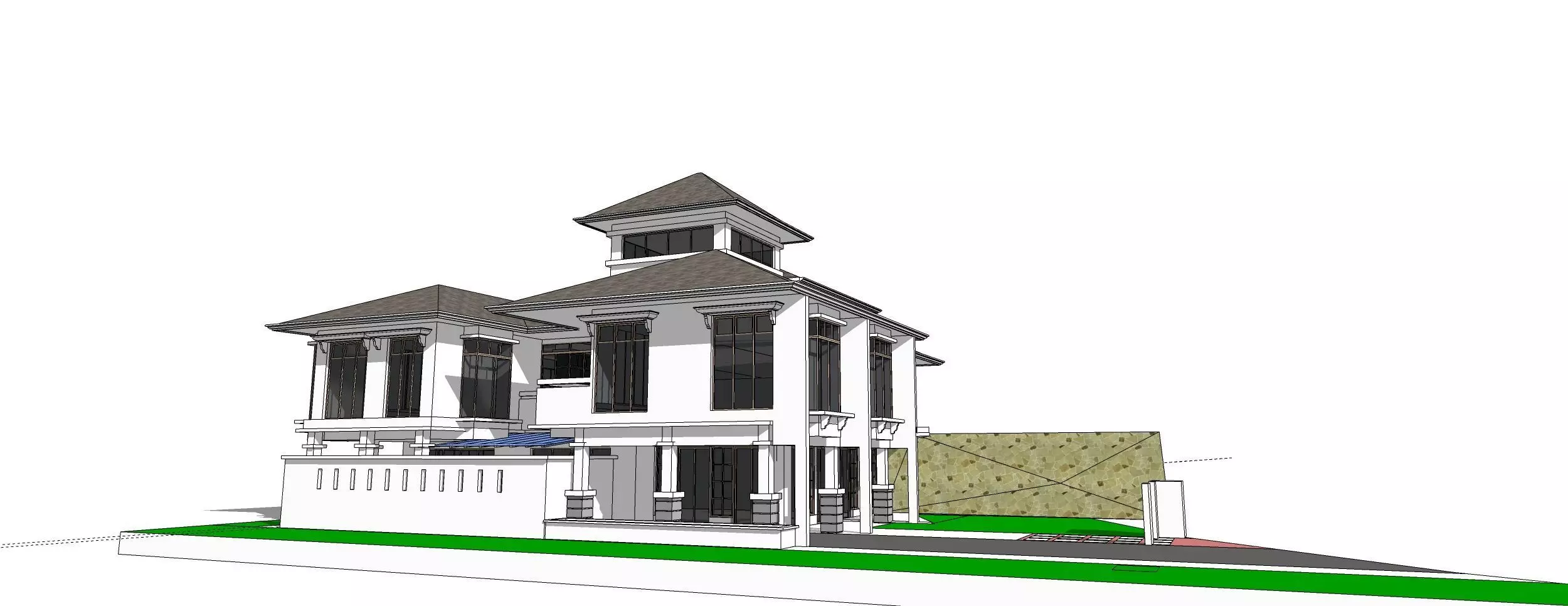 Banglow18 3D model_0