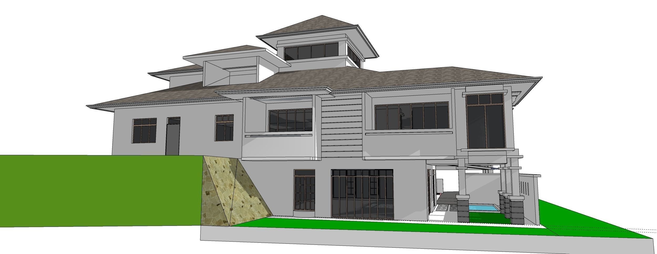 Banglow18 3D model_3