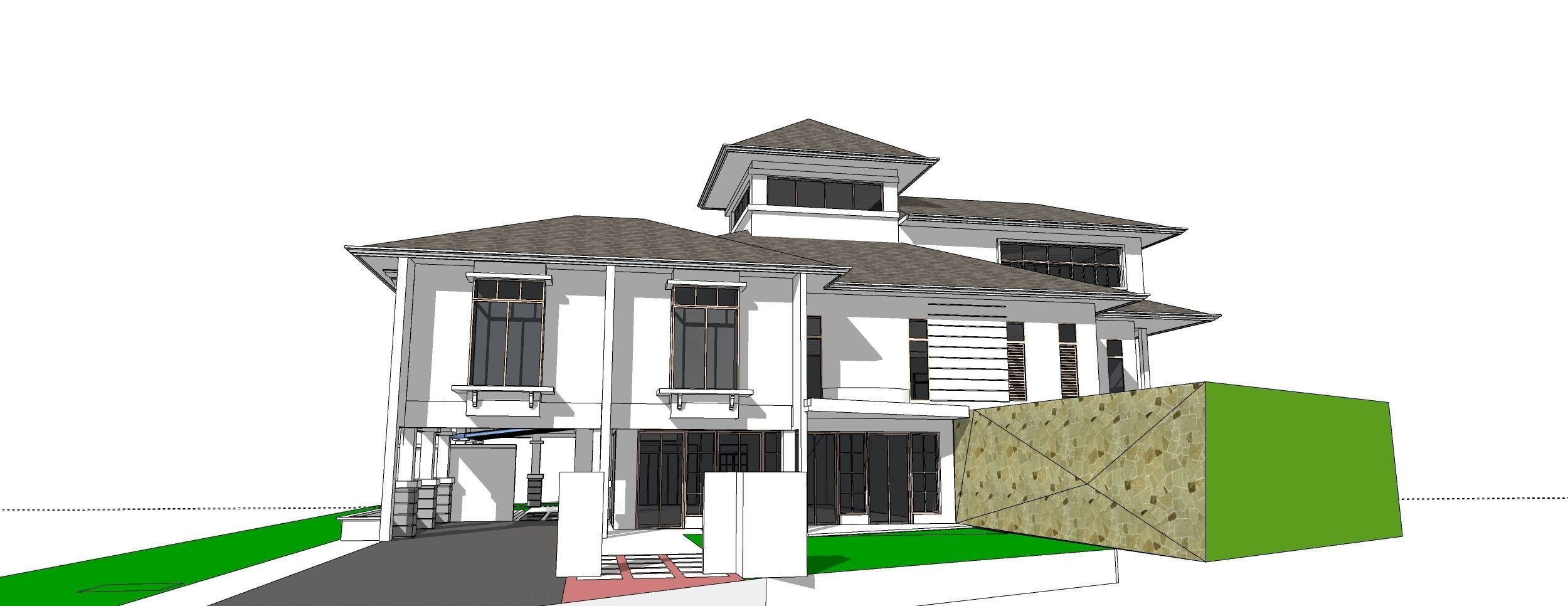 Banglow18 3D model_1