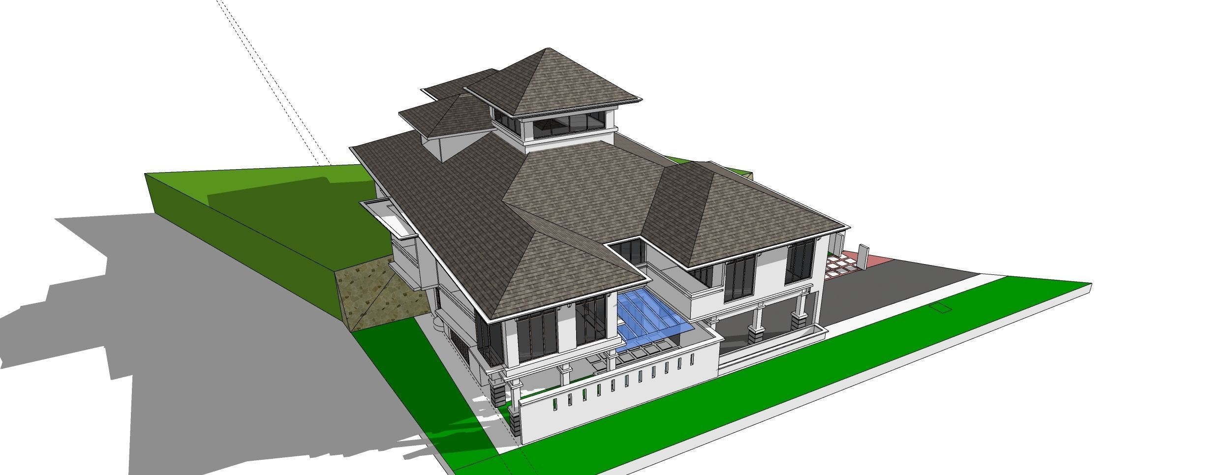 Banglow18 3D model_4